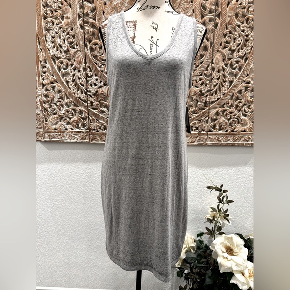 Threads 4 Thought Grey Organic Cotton, Recycled Poly Dress, w/ Modal Lining - Picture 1 of 12